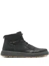 Bugatti Atlanta Lace-up Leather Boots In Black