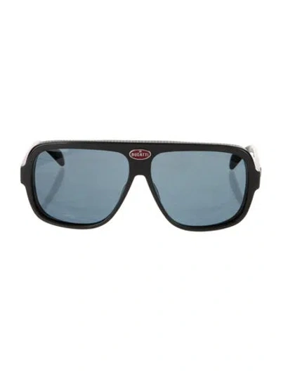 Pre-owned Bugatti Aviator Tinted Sunglasses In Gray