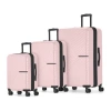 Bugatti Berlin 3 Piece Hardside Luggage Set With Expansion In Pink