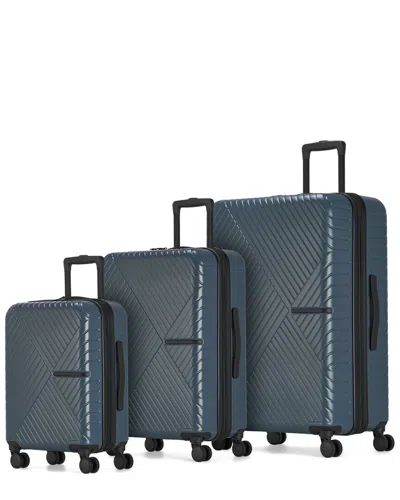 Bugatti Berlin Expandable 3pc Luggage Set In Grey