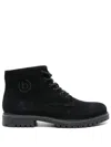 Bugatti Blaco Suede Boots In Blue