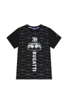 Bugatti Car Geometric-pattern T-shirt In Black
