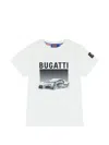 Bugatti Car-print T-shirt In White