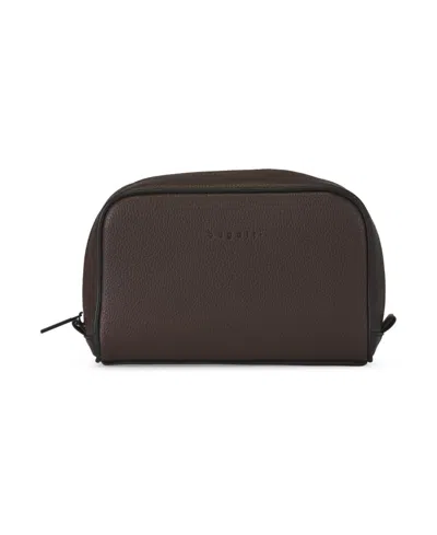 Bugatti Central 3.25" Toiletry Bag In Brown