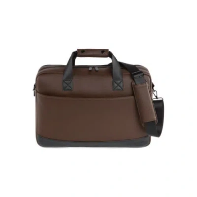 Bugatti Central Briefcase In Brown