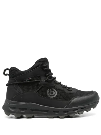 Bugatti Ceres Panelled-design Boots In Black