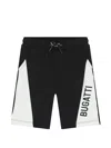 Bugatti Drawstring Logo Shorts In Black