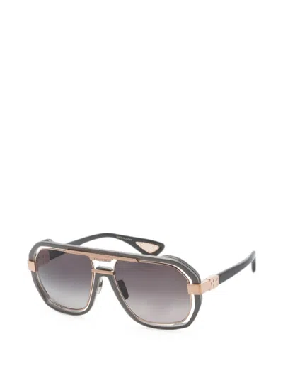BUGATTI GEOMETRIC-FRAME SUNGLASSES