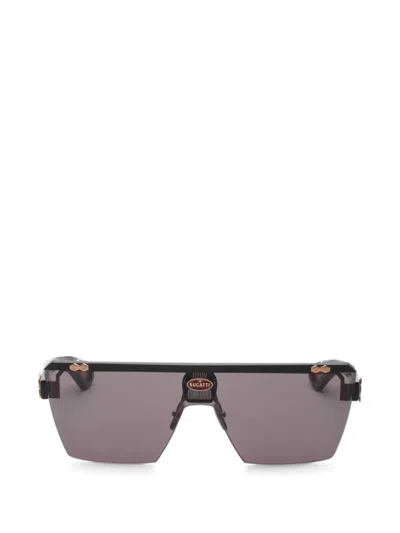 Bugatti Geometric-frame Sunglasses In Gray