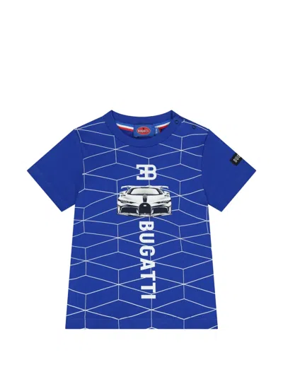 Bugatti T-shirt Mit Grafischem Print In Blue