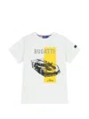 Bugatti Graphic T-shirt In White