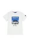 Bugatti Graphic T-shirt In White