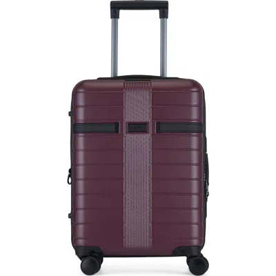 Bugatti Hamburg Hardside Carry-on Luggage With Expansion In Red Lacquer
