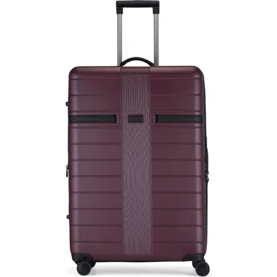Bugatti Hamburg Hardside Large Luggage With Expansion In Red Lacquer