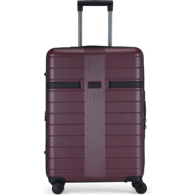 Bugatti Hamburg Hardside Medium Luggage With Expansion In Red Lacquer