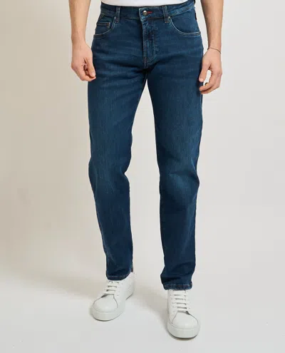 Bugatti Jeans In Blu Blu E Verdi