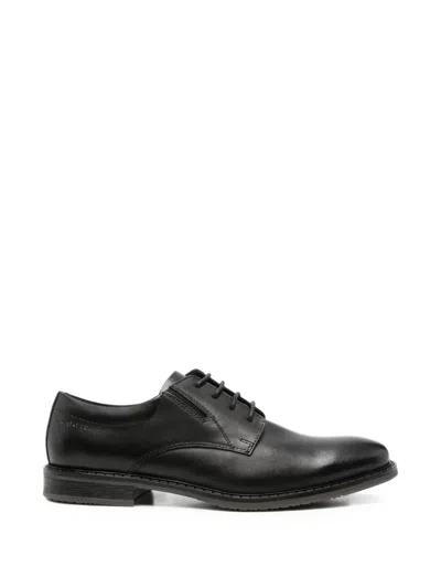 Bugatti Lace-up Derby Shoes In Black