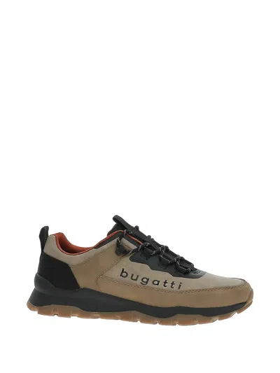 Bugatti Lace-up Panelled Sneakers In Multi