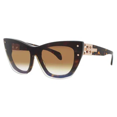 Bugatti Ladies Multi-color Rectangular Sunglasses 48lhav In ["grey"]