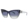 Bugatti Ladies Multi-color Rectangular Sunglasses 48lscry In ["grey"]