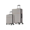 Bugatti Lisbon 2 Piece Hardside Luggage Set With Expansion In Sand