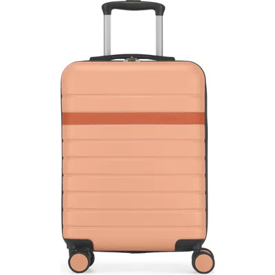 Bugatti Lisbon Hardside Carry-on Luggage With Double Wheels In Coral