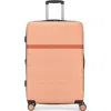 Bugatti Lisbon Hardside Check-in Large Luggage With Expansion In Coral