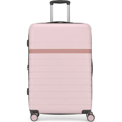 Bugatti Lisbon Hardside Check-in Large Luggage With Expansion In Pink