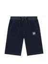 Bugatti Logo-patch Shorts In Black