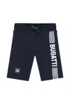 Bugatti Logo-print Drawstring Shorts In Blue