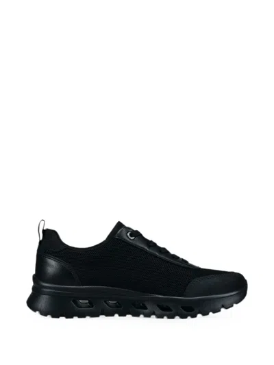 Bugatti Logo-patch Lace-up Sneakers In Black