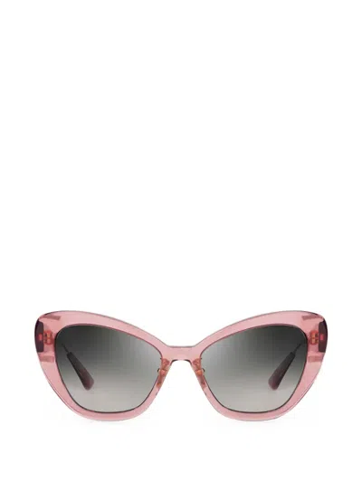 Bugatti Logo-plaque Cat-eye Glasses In Pink