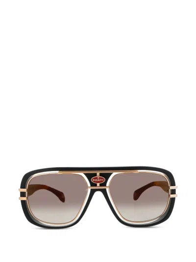 BUGATTI LOGO-PLAQUE PILOT-FRAME SUNGLASSES
