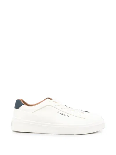 Bugatti Logo-print Lace-up Sneakers In White