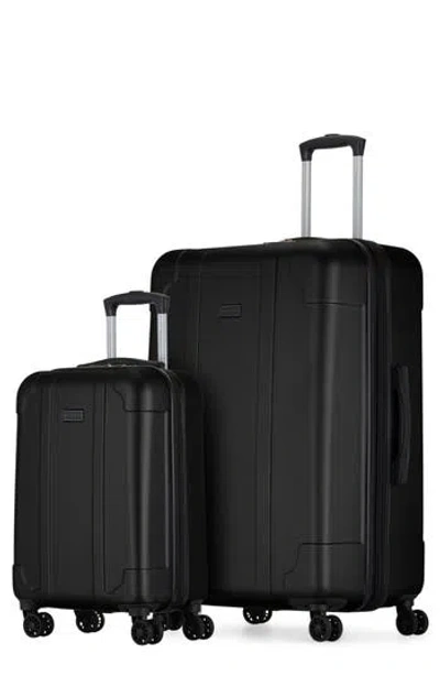 Bugatti Madrid 2-piece Hardside Luggage Set In Black