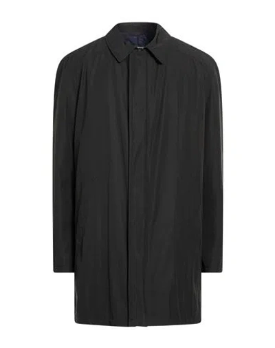 Bugatti Man Coat Black Size 46 Polyester, Cotton