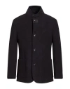 Bugatti Man Coat Midnight Blue Size 42 Polyacrylic, Polyester In Black