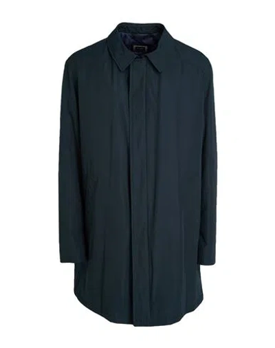 Bugatti Man Coat Midnight Blue Size 46 Polyester, Cotton