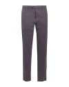 Bugatti Man Pants Grey Size 38 Cotton, Elastane In Blue