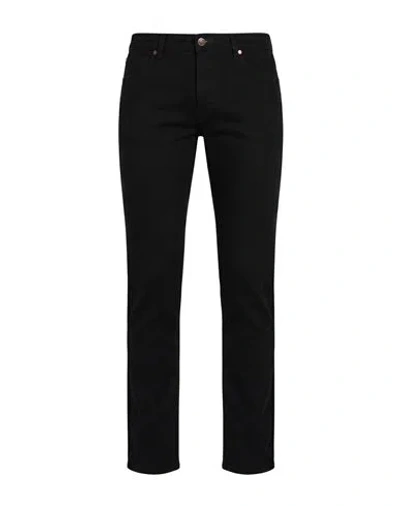 Bugatti Man Pants Midnight Blue Size 44 Cotton, Elastane In Black