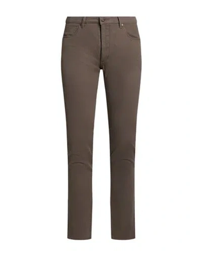 Bugatti Man Pants Military Green Size 44 Cotton, Elastane