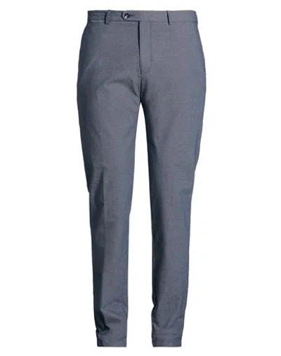 Bugatti Man Pants Navy Size 42 Cotton, Polyester, Elastane In Gray