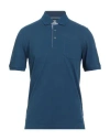 Bugatti Man Polo Shirt Navy Size S Cotton In Blue