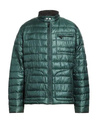 Bugatti Man Puffer Emerald Green Size 40 Polyamide