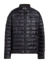 Bugatti Man Puffer Midnight Blue Size 40 Polyamide In Black