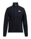 Bugatti Man Sweatshirt Midnight Blue Size Xs Cotton, Polyester In Blue