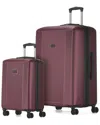 Bugatti Manchester 2pc Hardside Expandable Luggage Set In Red