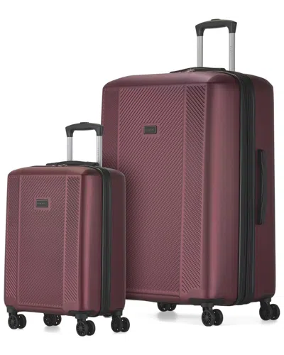 Bugatti Manchester 2pc Hardside Expandable Luggage Set In Red