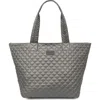 Bugatti Marbella Foldable Tote Bag In Pewter