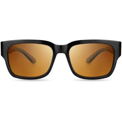 BUGATTI MEN'S 56 MM BLACK SUNGLASSES
